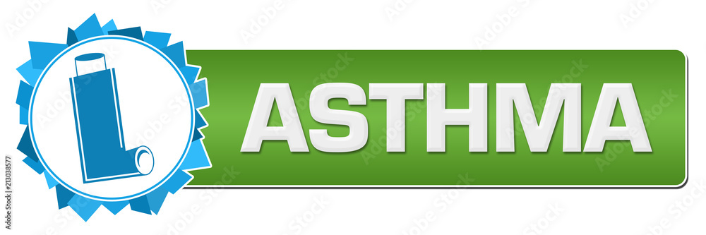 Asthma Blue Green Random Shapes Circle Bar Asthma Blue Green Random Shapes Circle Bar