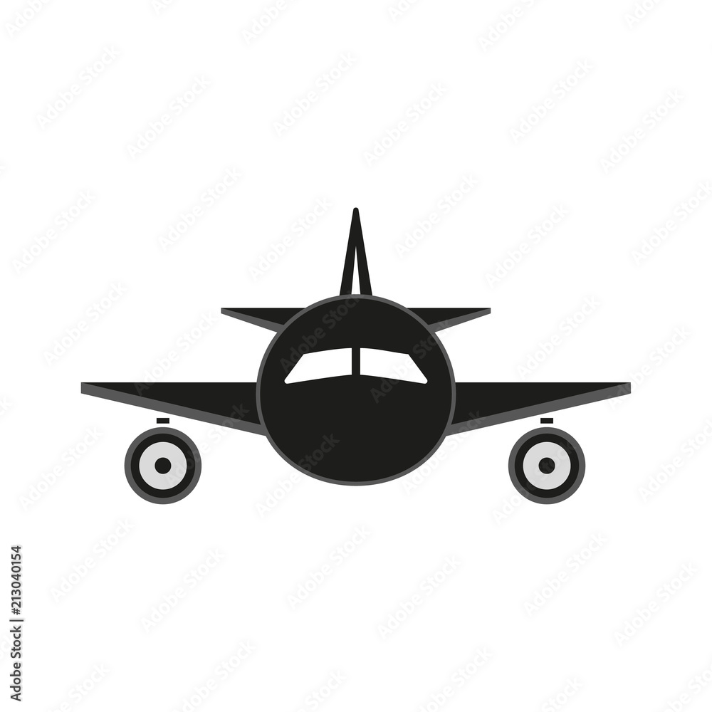 Aircraft icon. Travel Vector isolated on white background Aircraft icon. Travel Vector isolated on white background