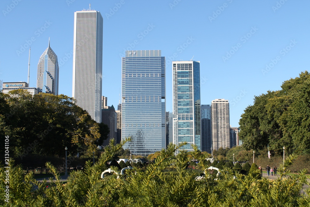 Fototapeta premium Building view, skyline, from river