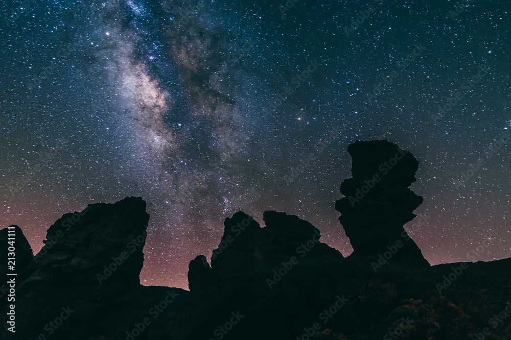 Fototapeta premium Astrophotography Milkyway in Tenerife