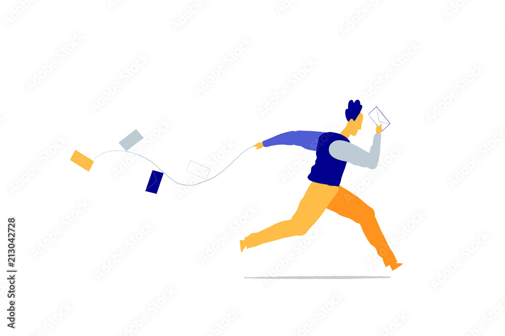 Obraz premium Consegna della posta