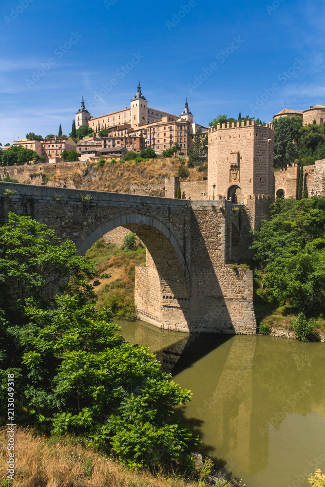 Alcantara Bridge and Fortress, Toledo Spain