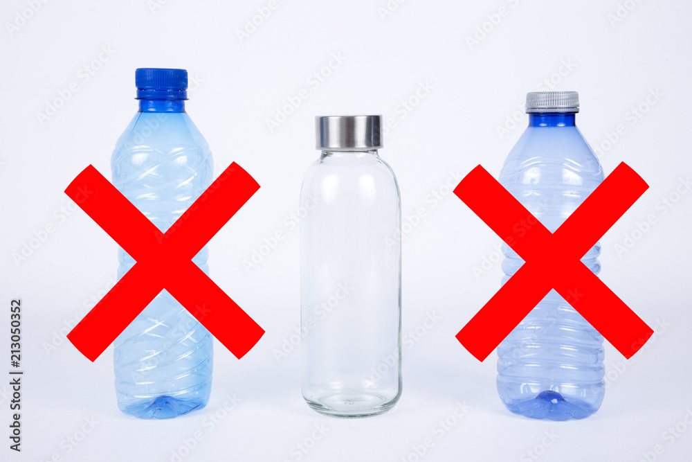 Obraz premium forbidden placates bottles