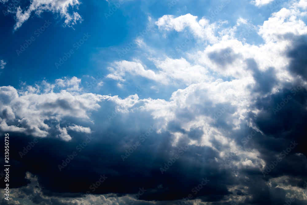 Obraz premium blue sky with clouds