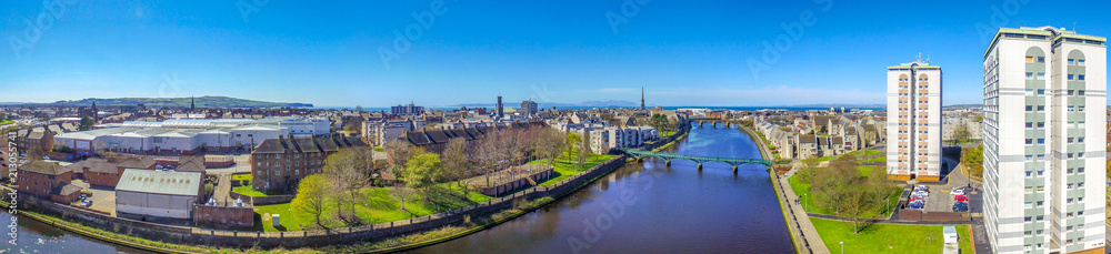 Ayr Town by the River Ayr