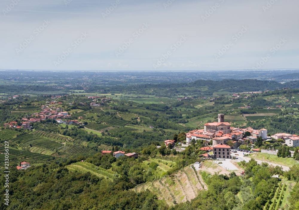 view of Smartno village, Slovenia