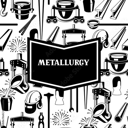 Metallurgical background design.