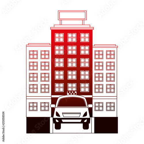 building hotel taxi service transport