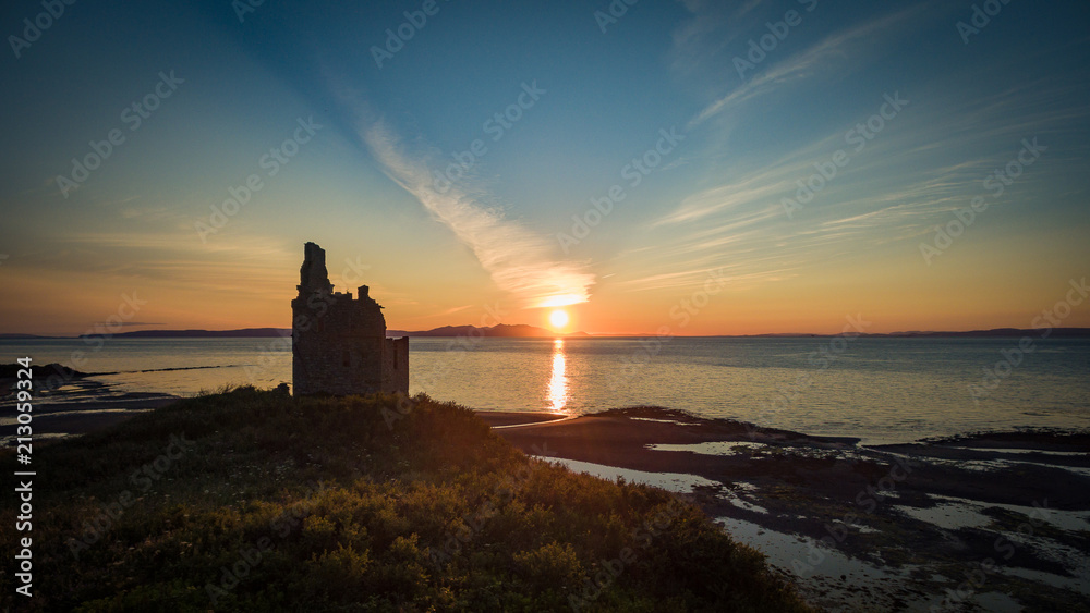 Obraz premium Greenan Castle Ruins