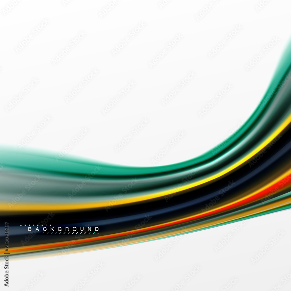 Fluid liquid mixing colors concept on light grey background, curve flow, trendy abstract layout template for business or technology presentation or web brochure cover, wallpaper Fluid liquid mixing colors concept on light grey background, curve flow, trendy abstract layout template for business or technology presentation or web brochure cover, wallpaper
