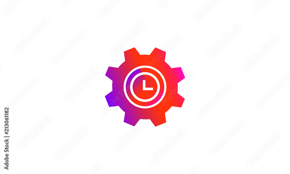 setting time button vector icon setting time button vector icon