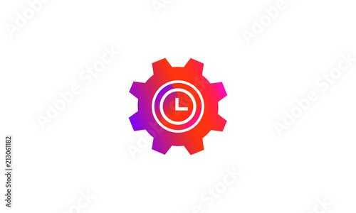 setting time button vector icon © sekitarief
