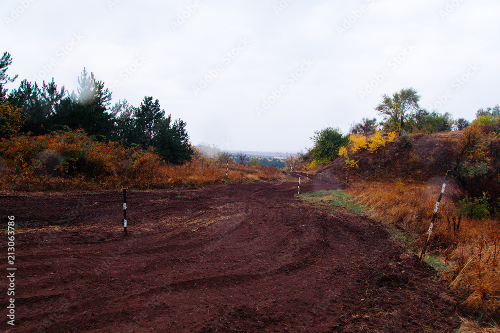 Fototapeta premium tank in a real war on donbass