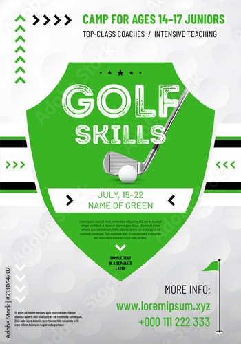 Background or template for your golf design