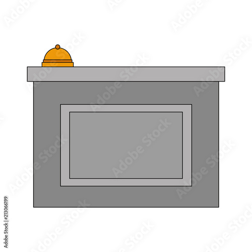 hotel reception bell service image