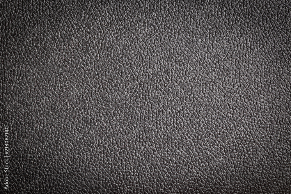 Close up black leather and texture background Close up black leather and texture background