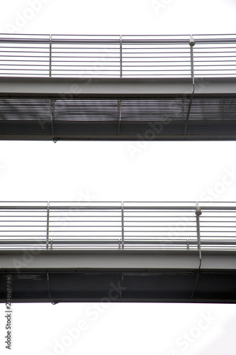 Empty pedestrian walkways