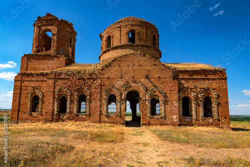 Beautiful ruined Orhtodox cathedral