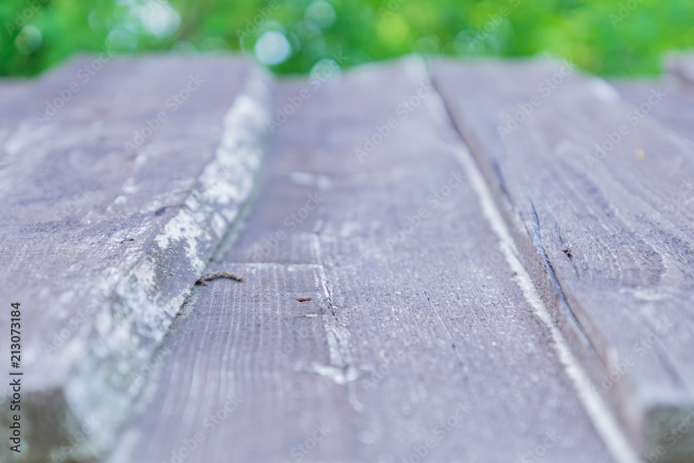 Fototapeta premium wooden table perspective background, selective focus