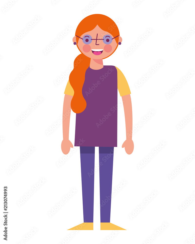 woman female character cartoon image woman female character cartoon image
