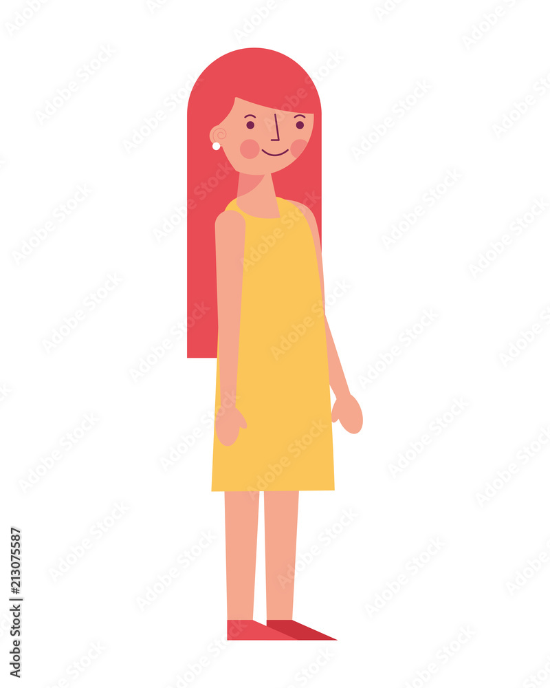 woman female character cartoon image woman female character cartoon image