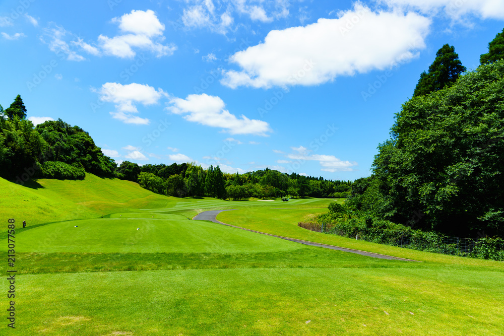 © show999 - landscape of japanese golf course in chiba © show999 - landscape of japanese golf course in chiba