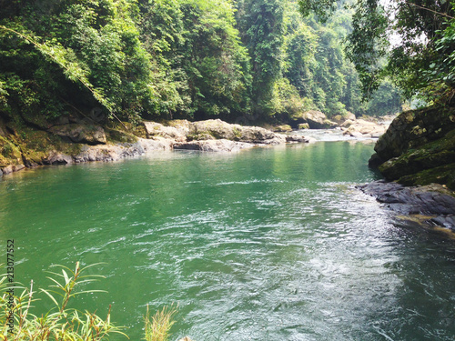 river in Khao Sok National Park, Surat Thani, Thailand