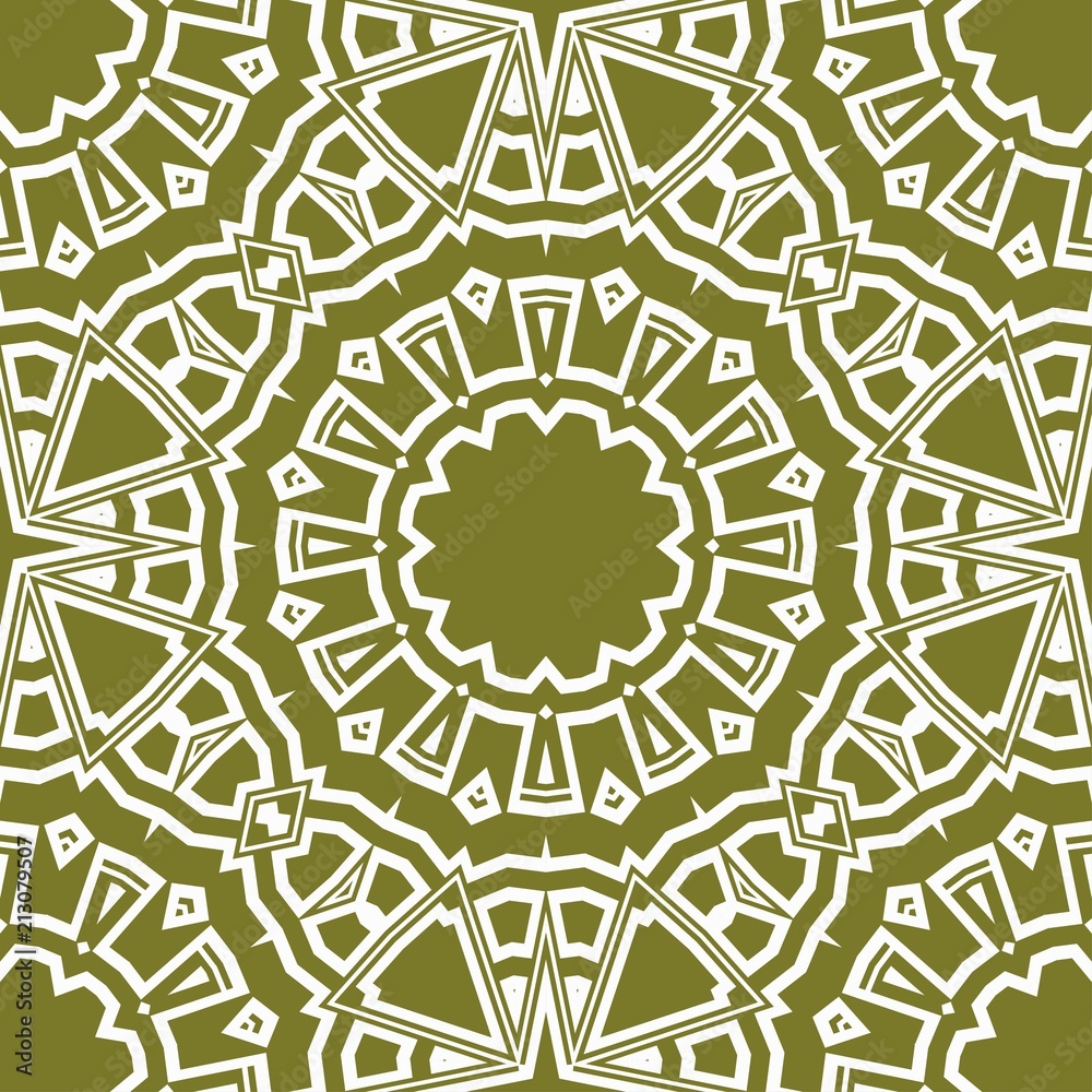 Super Beautiful round flower mandala. Vector illustration. Abstract