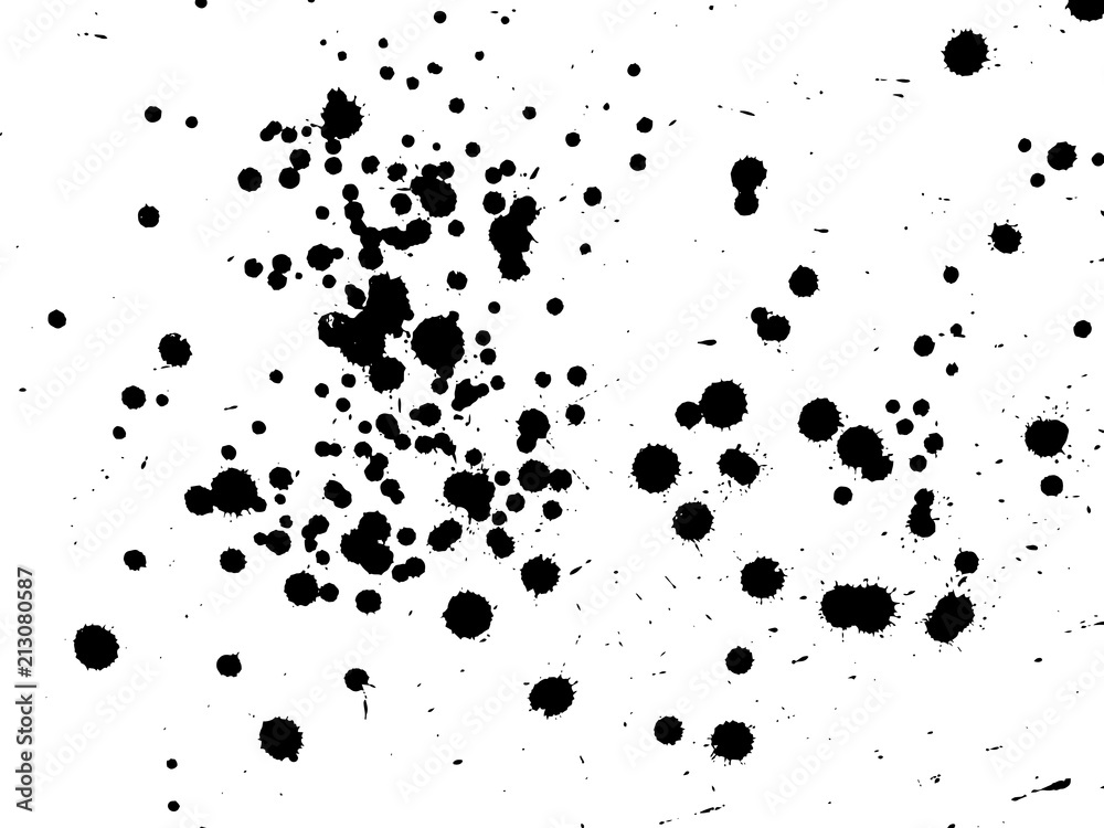 Handdrawn grunge texture. Abstract ink drops background. Black and white grunge illustration. Vector watercolor artwork pattern. Handdrawn grunge texture. Abstract ink drops background. Black and white grunge illustration. Vector watercolor artwork pattern.