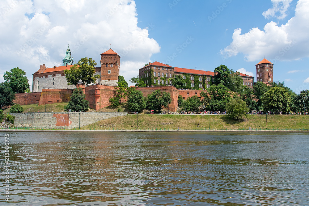 Castle Wawel in Krakow (Poland)