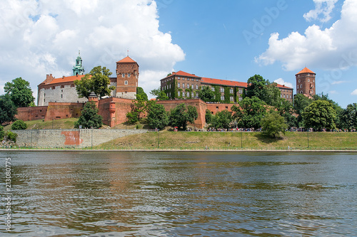 Obraz na płótnie Castle Wawel in Krakow (Poland) w salonie