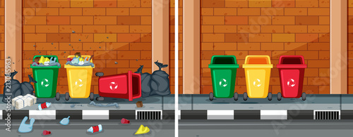A Comparison of Clean and Dirty Street