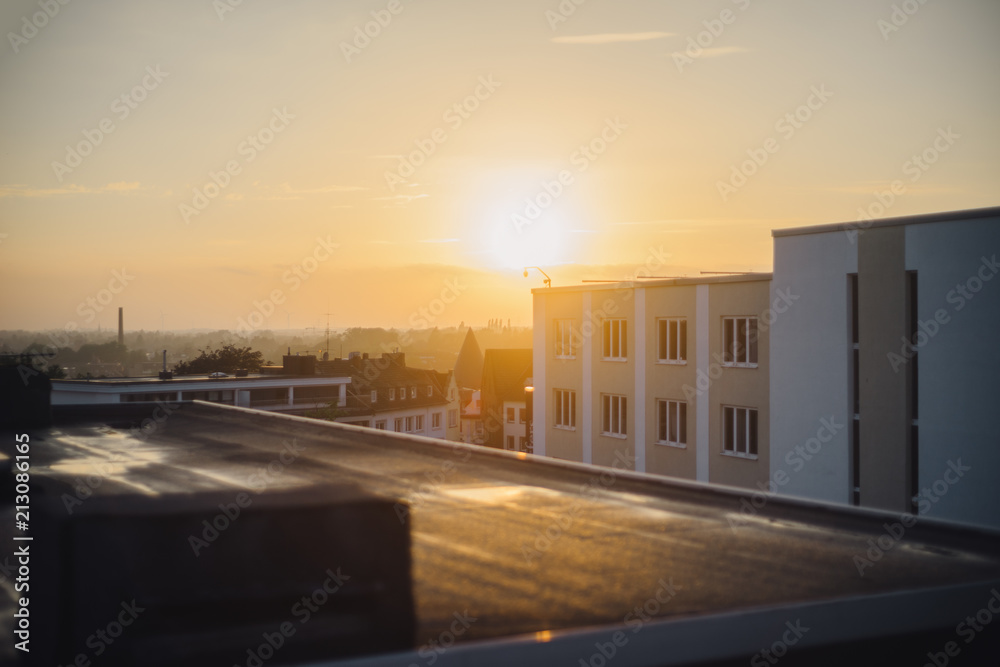 Rooftop Sunset