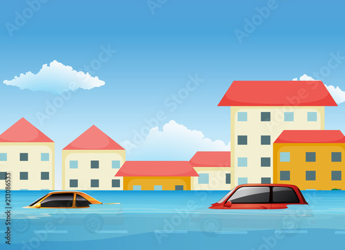 A Flood in City
