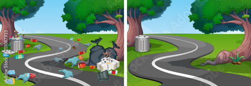 A Comparison of Clean and Dirty Street