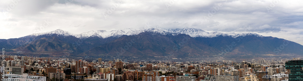 Panoramica de Santiago de Chile