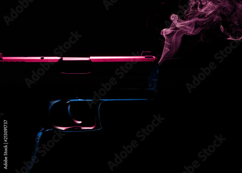 Smoking gun photo