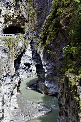 Tunnel of Nine Turns in Taroko National Park