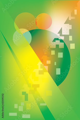 abstract vector background / vector illustration with scene of the abstract background with use the geometric figures