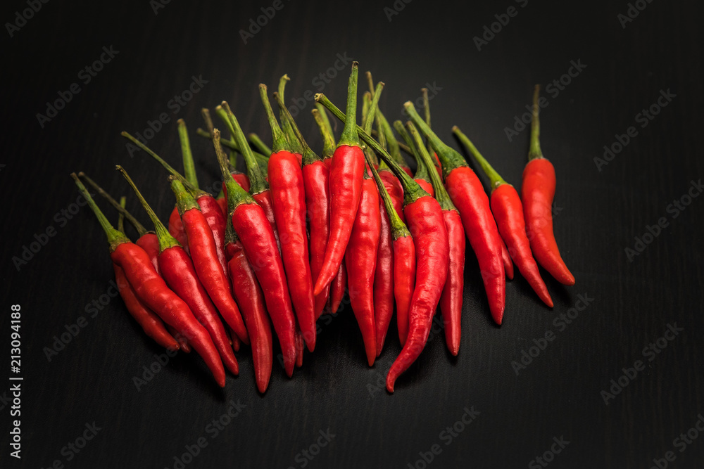 Red hot chili pepper. Very popular food spice in Asia and South America. Hot  food. Stock Photo | Adobe Stock