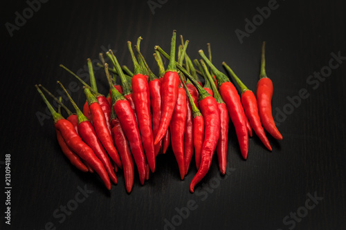 Red hot chili pepper. Very popular food spice in Asia and South America. Hot food.