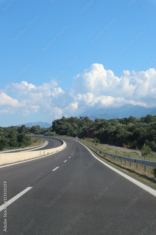 Road into the clouds, Peloponnese, Greece