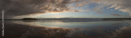 Weston Bay Sunset Panorama