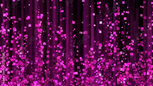 Many digital lines in space - abstraction of data communication, computer generated background, 3D rendering