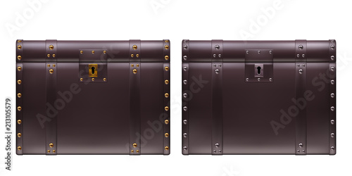 two leather chest