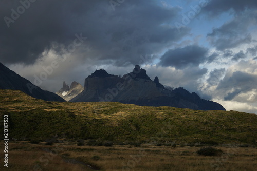Obraz na płótnie Patagonia, Chile, Torres Del Paine National Park w salonie