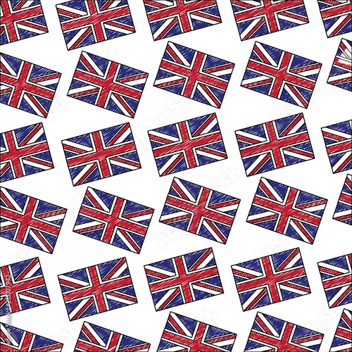 flag of great britain pattern