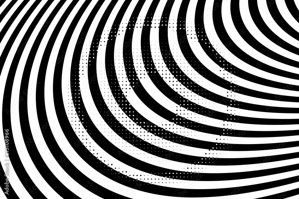 BW Halftone Circle Background BW Halftone Circle Background