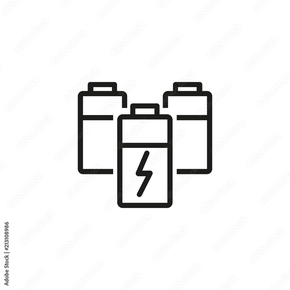 Energy storage line icon. Battery, charging, accumulator, power. Energy  concept. Can be used for topics like recycle, ecology, renewable energy  Stock Vector | Adobe Stock