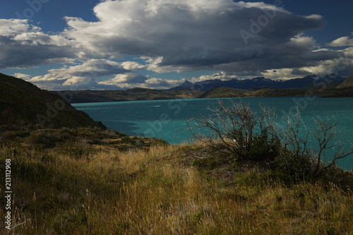 Obraz na płótnie Chile, Patagonia, Torres Del Paine Park w salonie